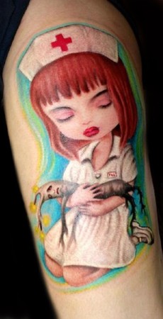 Gido - Mark Ryden nurse tattoo